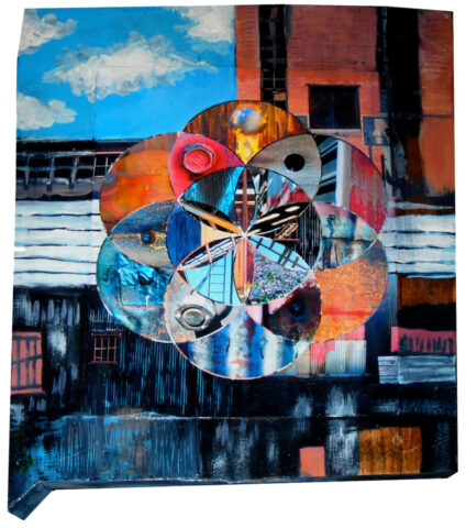 Intuitive Oil & Mixed Media Painting by Clairvoyant Intuitive Artist Joanna Whitney