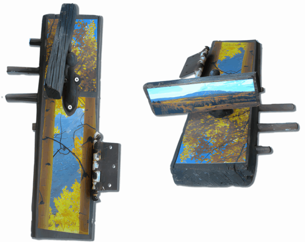 Intuitive Oil & Mixed Media Painting by Clairvoyant Intuitive Artist Joanna Whitney