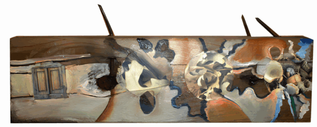 Intuitive Oil & Mixed Media Painting by Clairvoyant Intuitive Artist Joanna Whitney