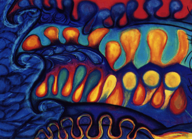 Intuitive Pastel Art FAWE 1 by Clairvoyant Intuitive Artist Joanna Whitney