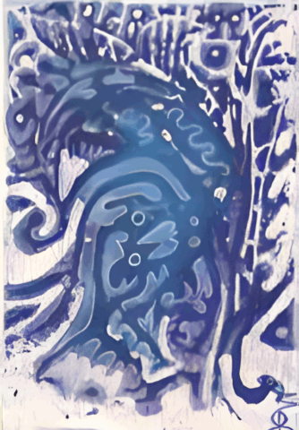 Colored Pencil on Cotton Rag Board by Clairvoyant Intuitive Artist, Joanna Whitney
