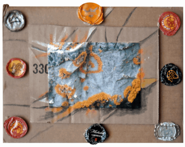 Intuitive Mixed Media Collage by Clairvoyant Intuitive Artist Joanna Whitney
