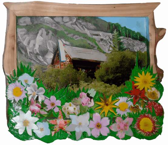 Intuitive Mixed Media Photo Collage by Clairvoyant Intuitive Artist Joanna Whitney