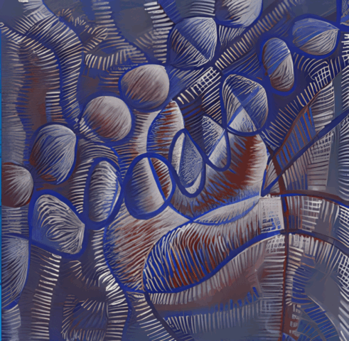 Gouache on Cotton Rag Board by Clairvoyant Intuitive Artist Joanna Whitney