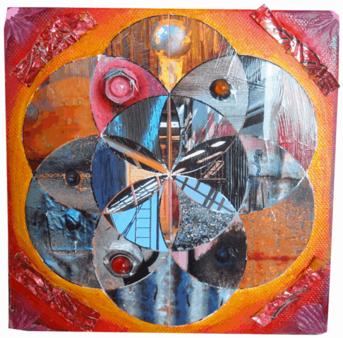 Intuitive Mixed Media by Clairvoyant Intuitive Artist Joanna Whitney