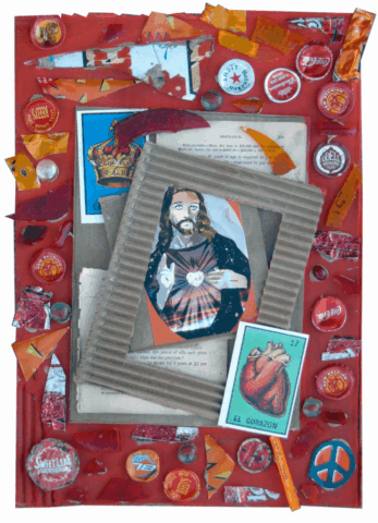 Intuitive Photo Collage by Clairvoyant Intuitive Artist Joanna Whitney