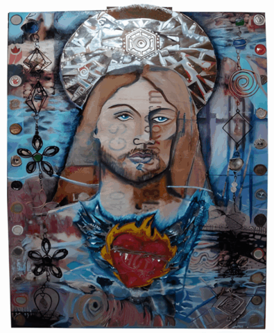 Intuitive Mixed Media by Clairvoyant Intuitive Artist Joanna Whitney