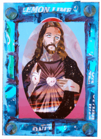 Intuitive Mixed Media Photo Collage by Clairvoyant Intuitive Artist Joanna Whitney