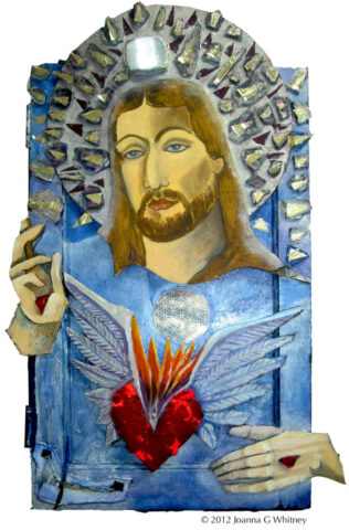 Intuitive Mixed Media Collage by Clairvoyant Intuitive Artist Joanna Whitney