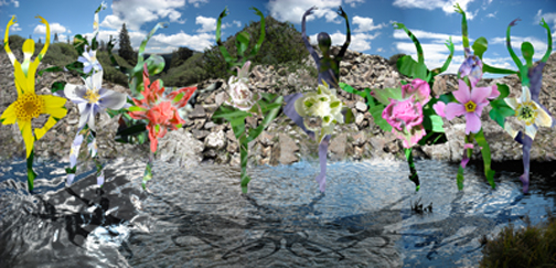 Intuitive Photo Collage by Clairvoyant Intuitive Artist Joanna Whitney