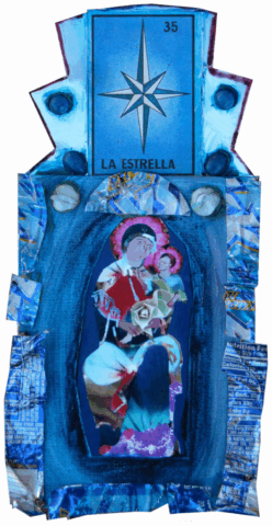 Intuitive Mixed Media Photo Collage by Clairvoyant Intuitive Artist Joanna Whitney