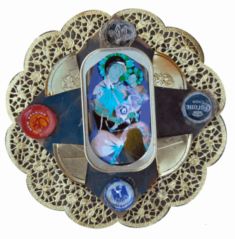 Intuitive Mixed Media Photo Collage by Clairvoyant Intuitive Artist Joanna Whitney