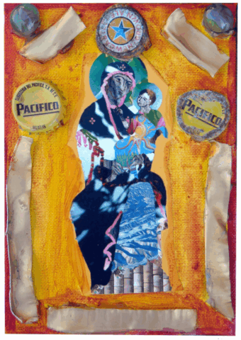 Intuitive Mixed Media by Clairvoyant Intuitive Artist Joanna Whitney