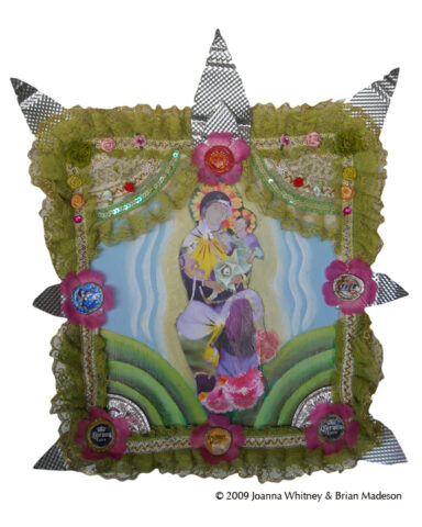 Intuitive Mixed Media Collage by Clairvoyant Intuitive Artist Joanna Whitney