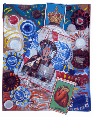 Intuitive Mixed Media Photo Collage by Clairvoyant Intuitive Artist Joanna Whitney