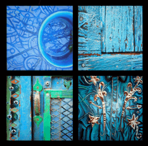 Intuitive Oil & Mixed Media on Canvas by Clairvoyant Intuitive Artist Joanna Whitney