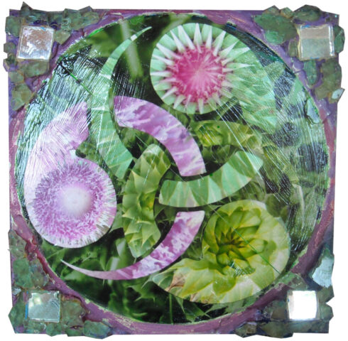 Intuitive Mixed Media Collage by Clairvoyant Intuitive Artist Joanna Whitney